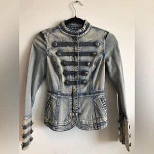 Gorgeous Vintage Guess Military Denim Jacket SPECIAL LIMITED EDITION